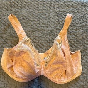 Elomi Lace Bra in Soft Peach
